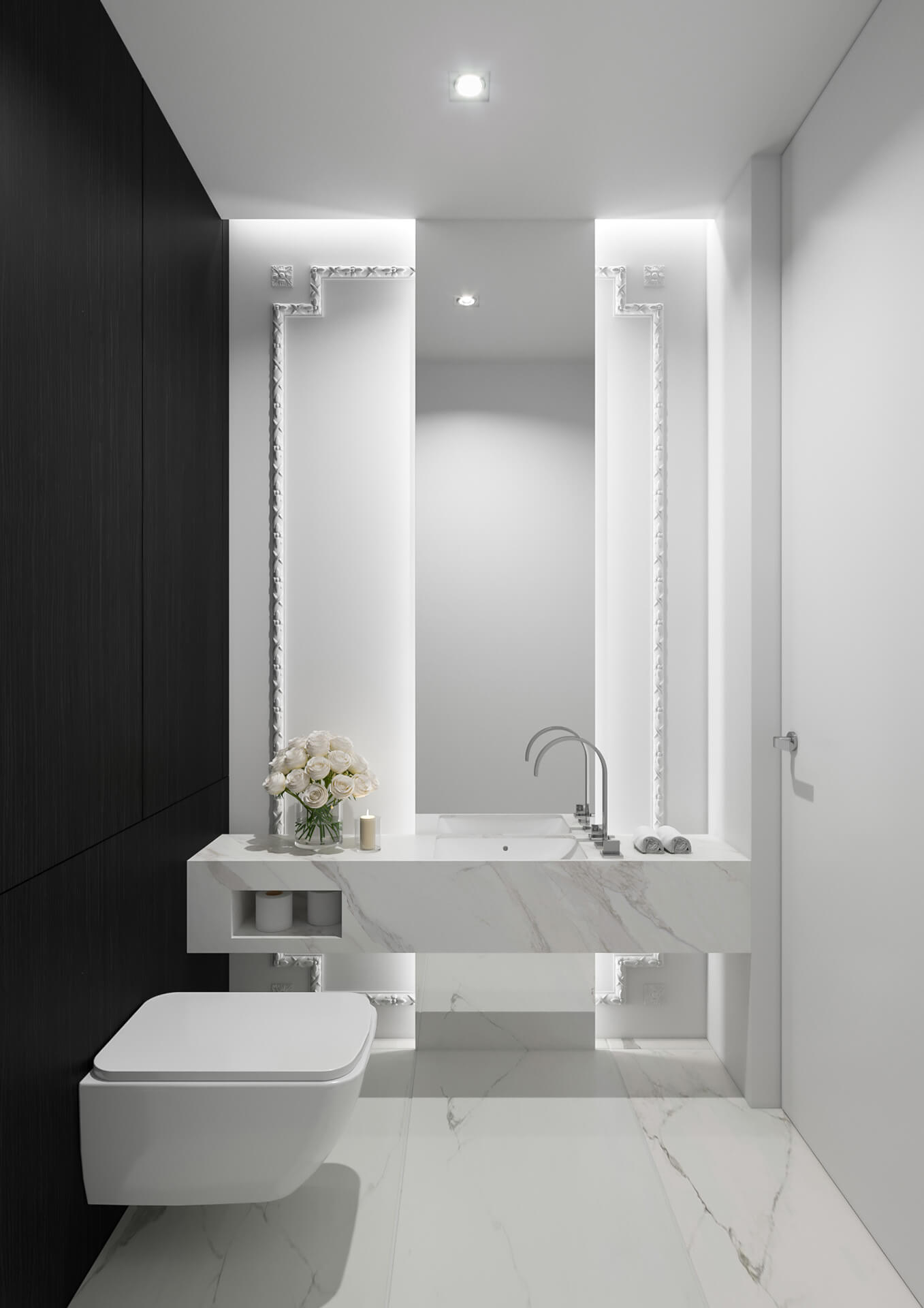 Toilet 3d interior visualization 1 by Slice Cube Adam Bęczkowski
