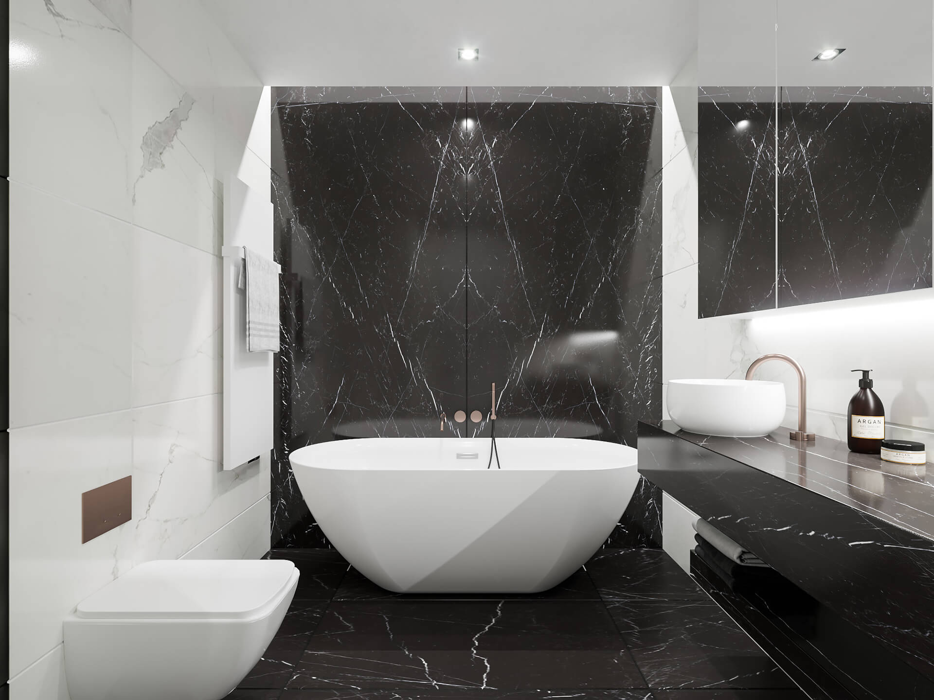 bathroom 3d interior visualization 1 designer agata kowalska by Slice Cube Adam Bęczkowski